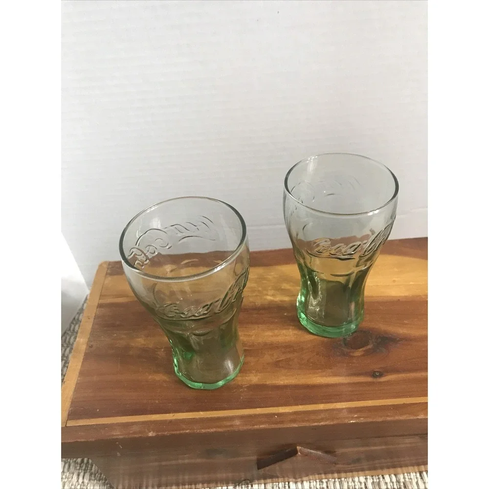 Vintage Coca-Cola Georgia Green‎ Embossed Logo 6